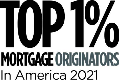 Top 1% Mortgage Originators in America 2021
